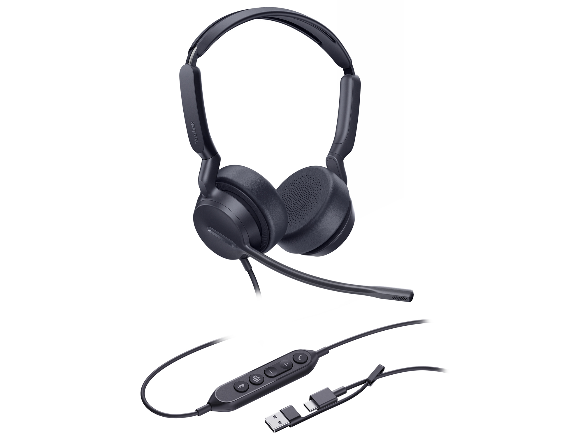 Проводная гарнитура Yealink UH42 Dual UC USB-C/A